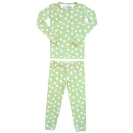 2 Piece Long Sleeve Pajama Set in Bogey by Copper Pearl