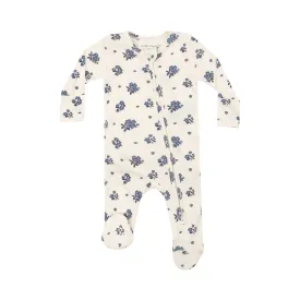 2 Way Ruffle Back Zipper Footie - Petite Bouquet by Angel Dear