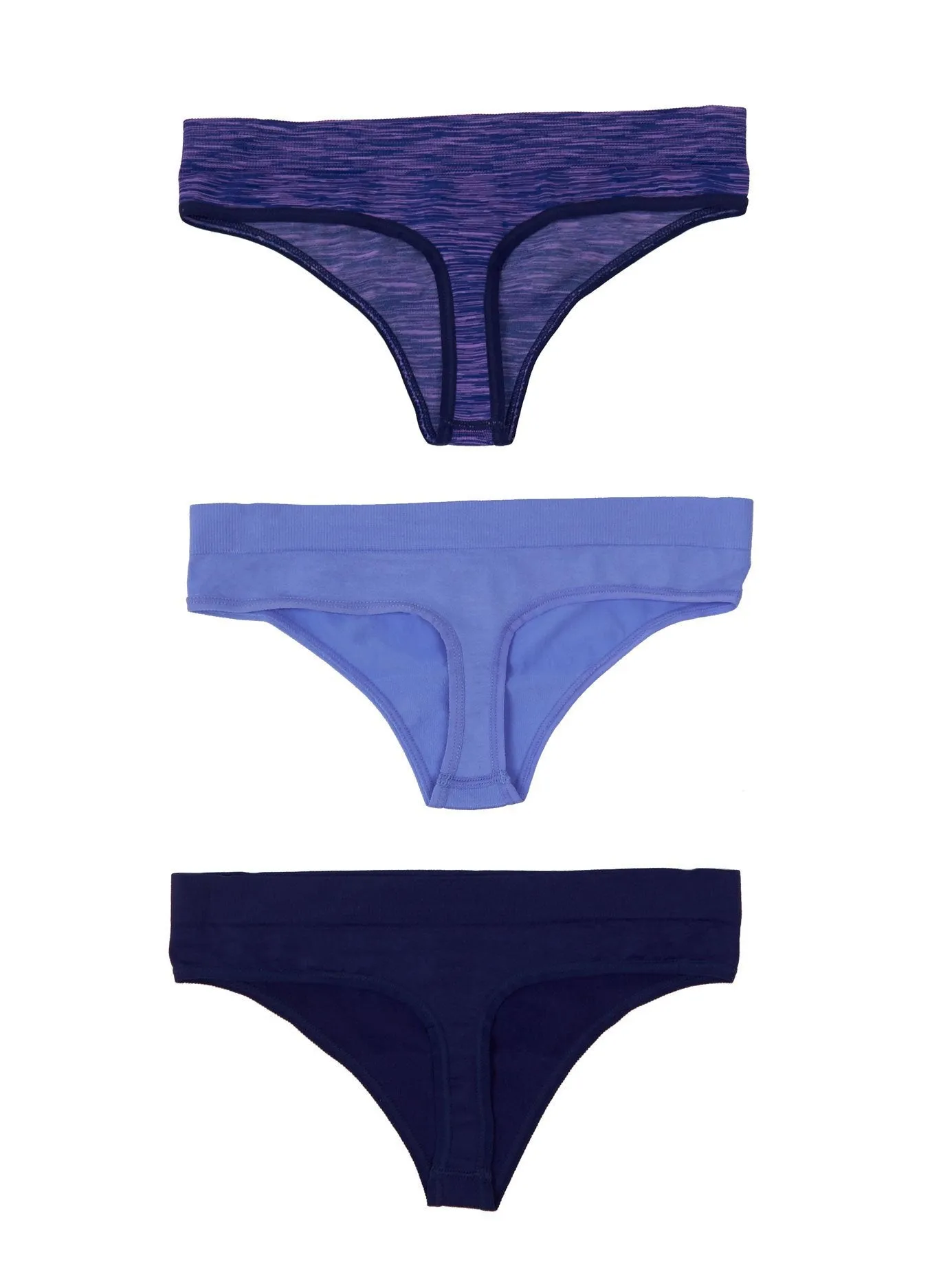 3-Pack Spacedye Seamless Thong