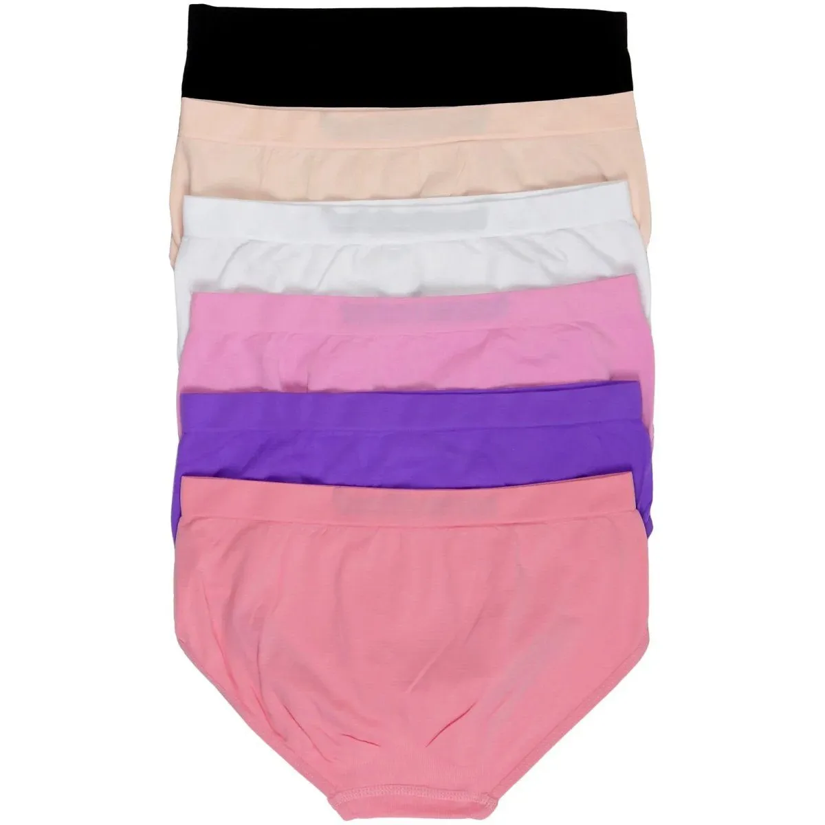 6-Pack: Seamless Stretch Panties Bikini Cut