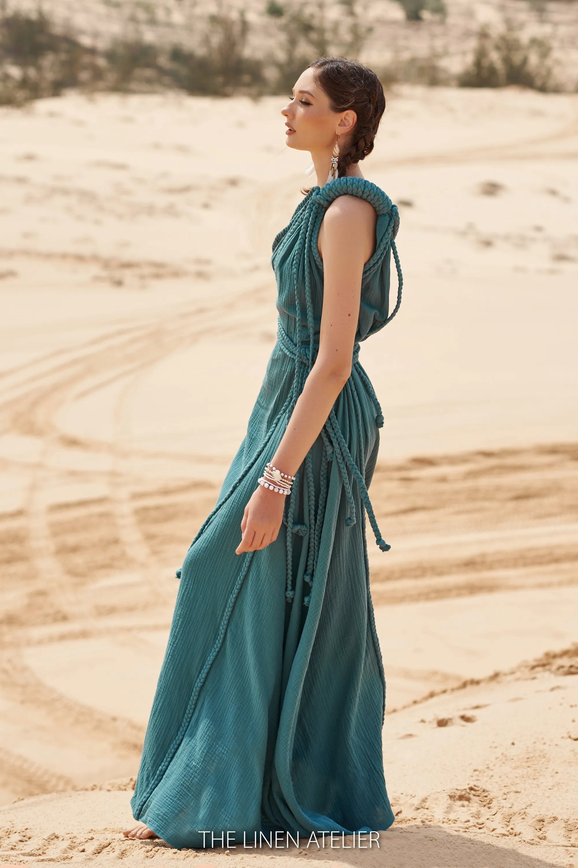 AGATHA Goddess Dress Women One Shoulder