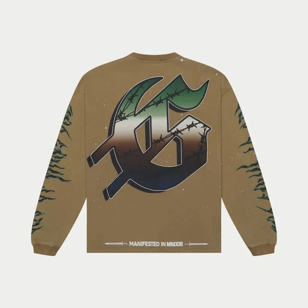 Air Strike LS T-shirt (Olive) - GASLSTEEOLV