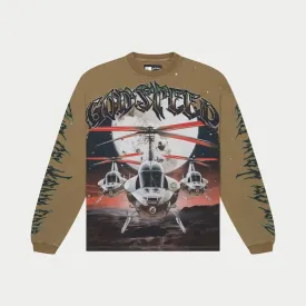 Air Strike LS T-shirt (Olive) - GASLSTEEOLV