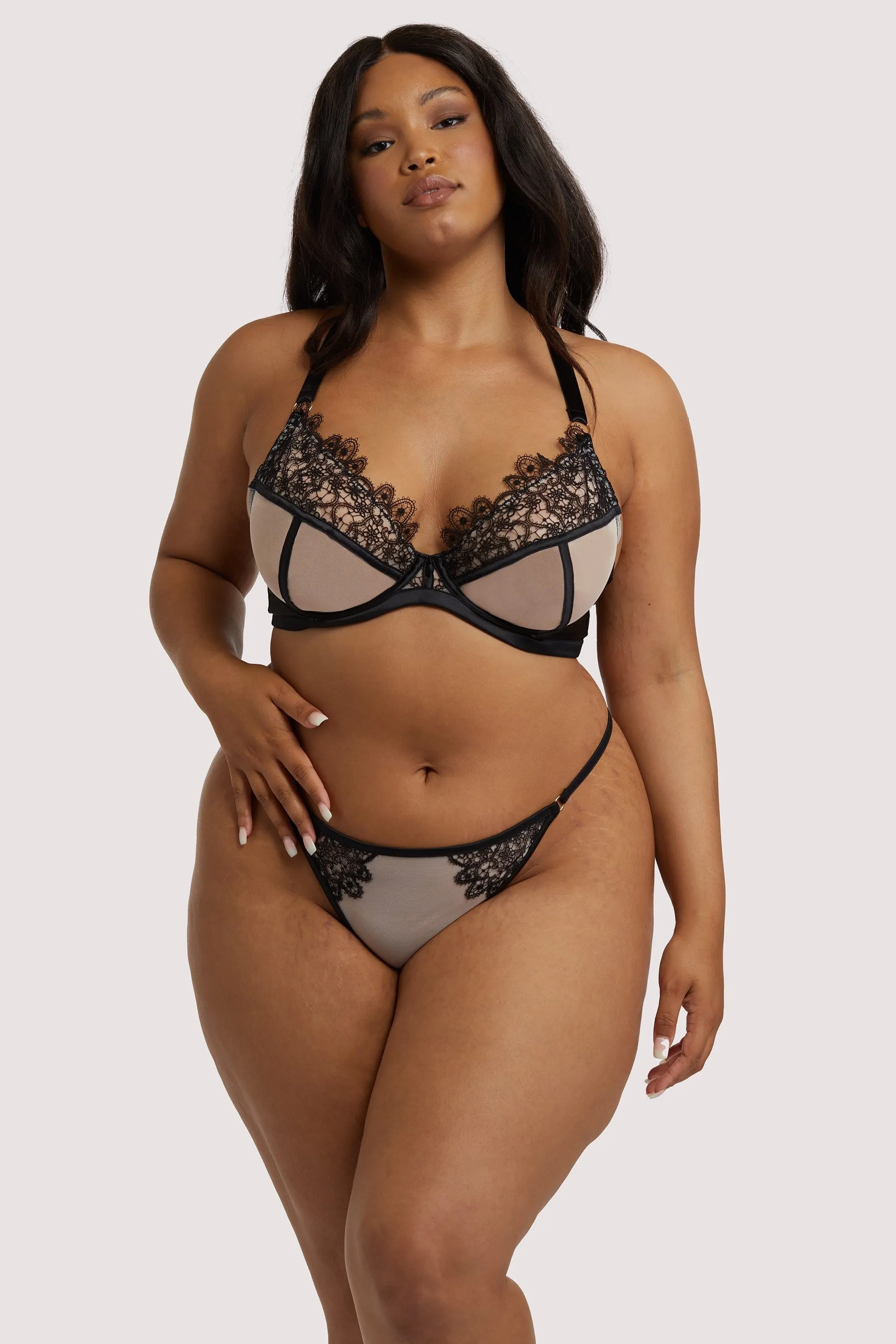 Anaise Black Thong