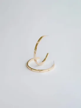 ANDERS GOLD HOOPS MICHELLE MCDOWELL