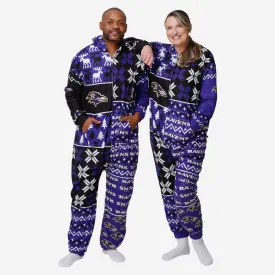 Baltimore Ravens Busy Block One Piece Pajamas
