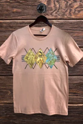 BC DIAMOND COWGIRL - PEACH