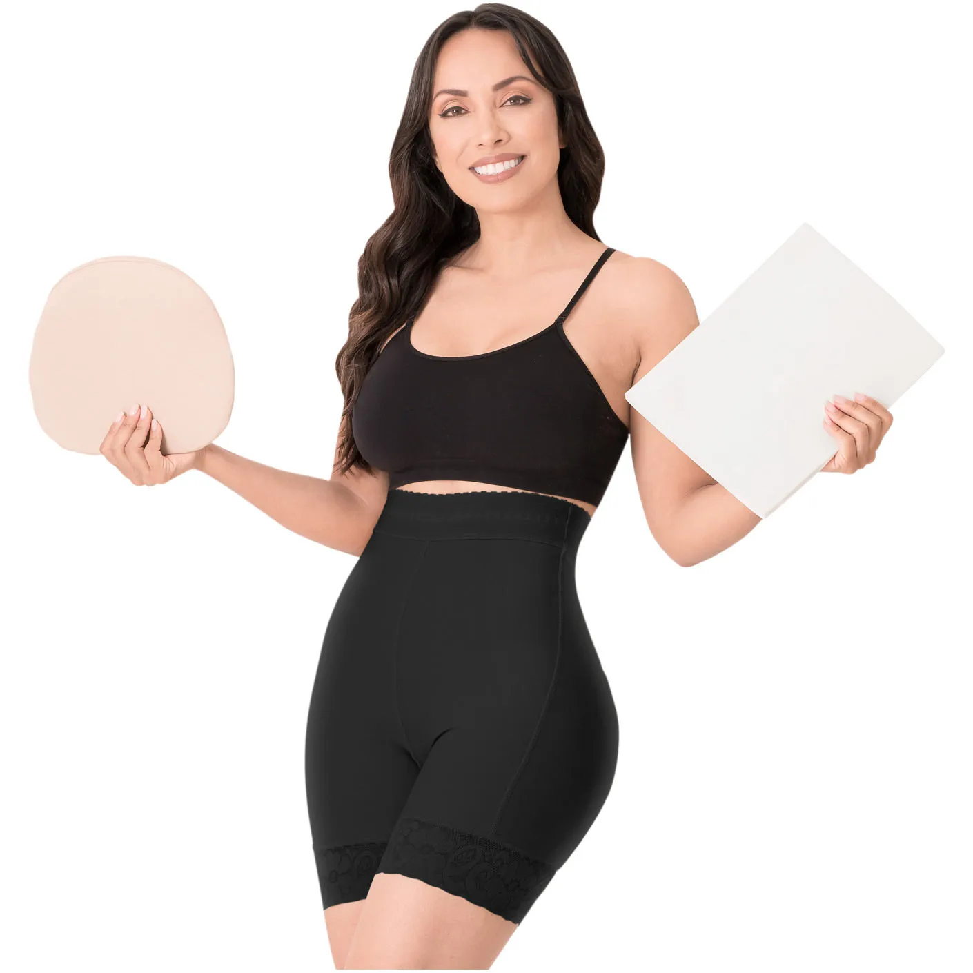 Be Shapy | Salome 0218 Colombian Body Shaper Shorts   Ab Board Liposuction   Abdominal Lipo Foams