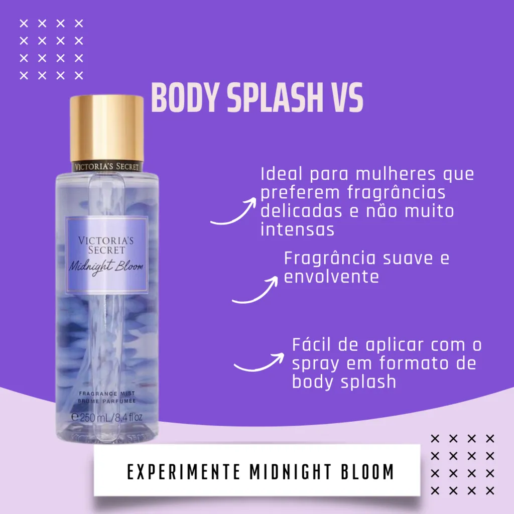 Body Splash Victoria's Secret Midnight Bloom 250 ml