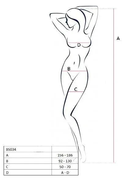 Bodystocking BS034 BLK