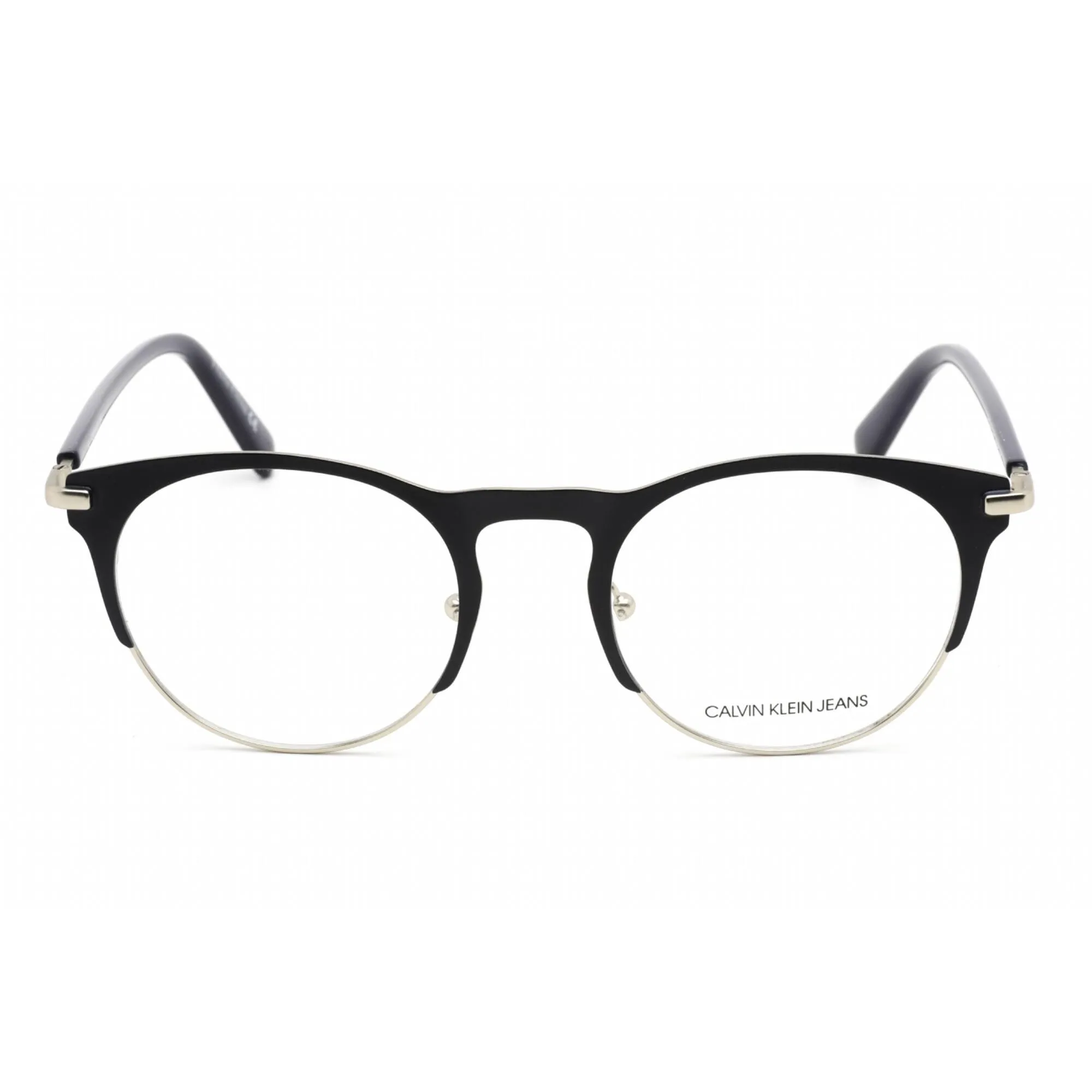 Calvin Klein Jeans Unisex Eyeglasses - Matte Navy Round Metal/Plastic | CKJ19313 405