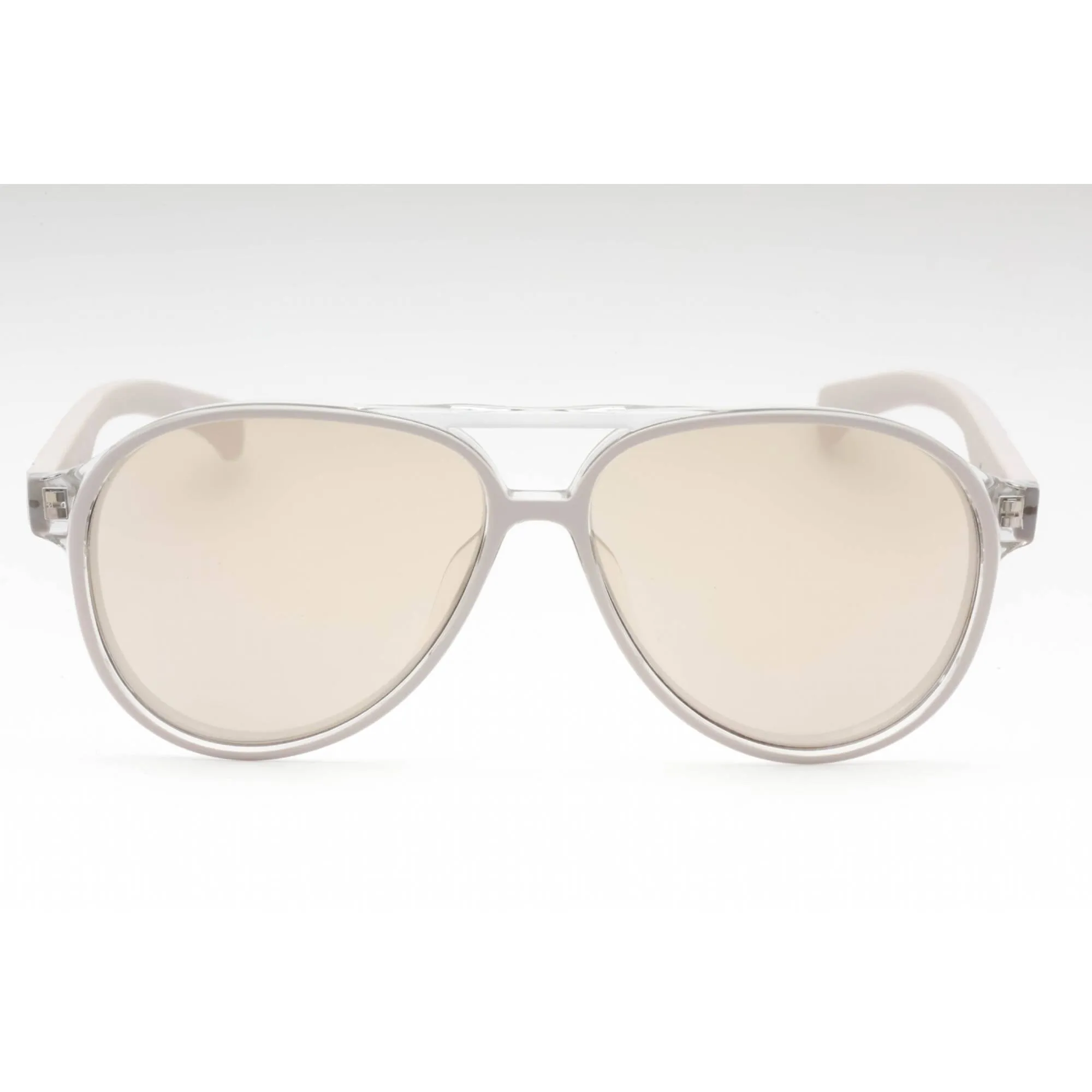 Calvin Klein Jeans Unisex Sunglasses - Calcified White Frame | CKJ805SAF 108