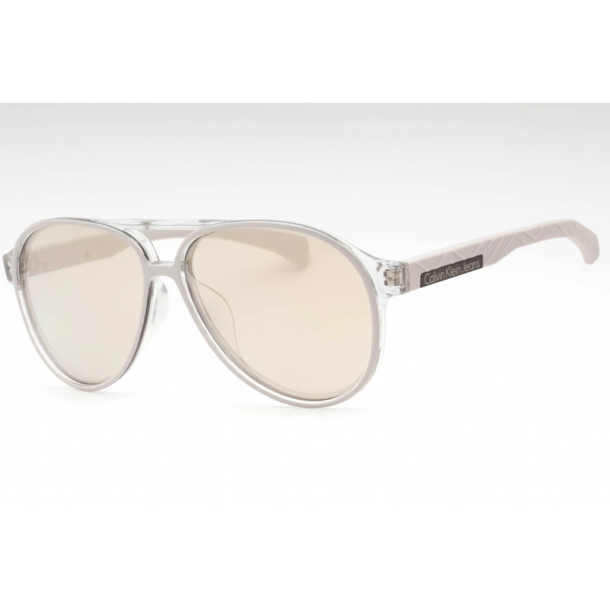 Calvin Klein Jeans Unisex Sunglasses - Calcified White Frame | CKJ805SAF 108