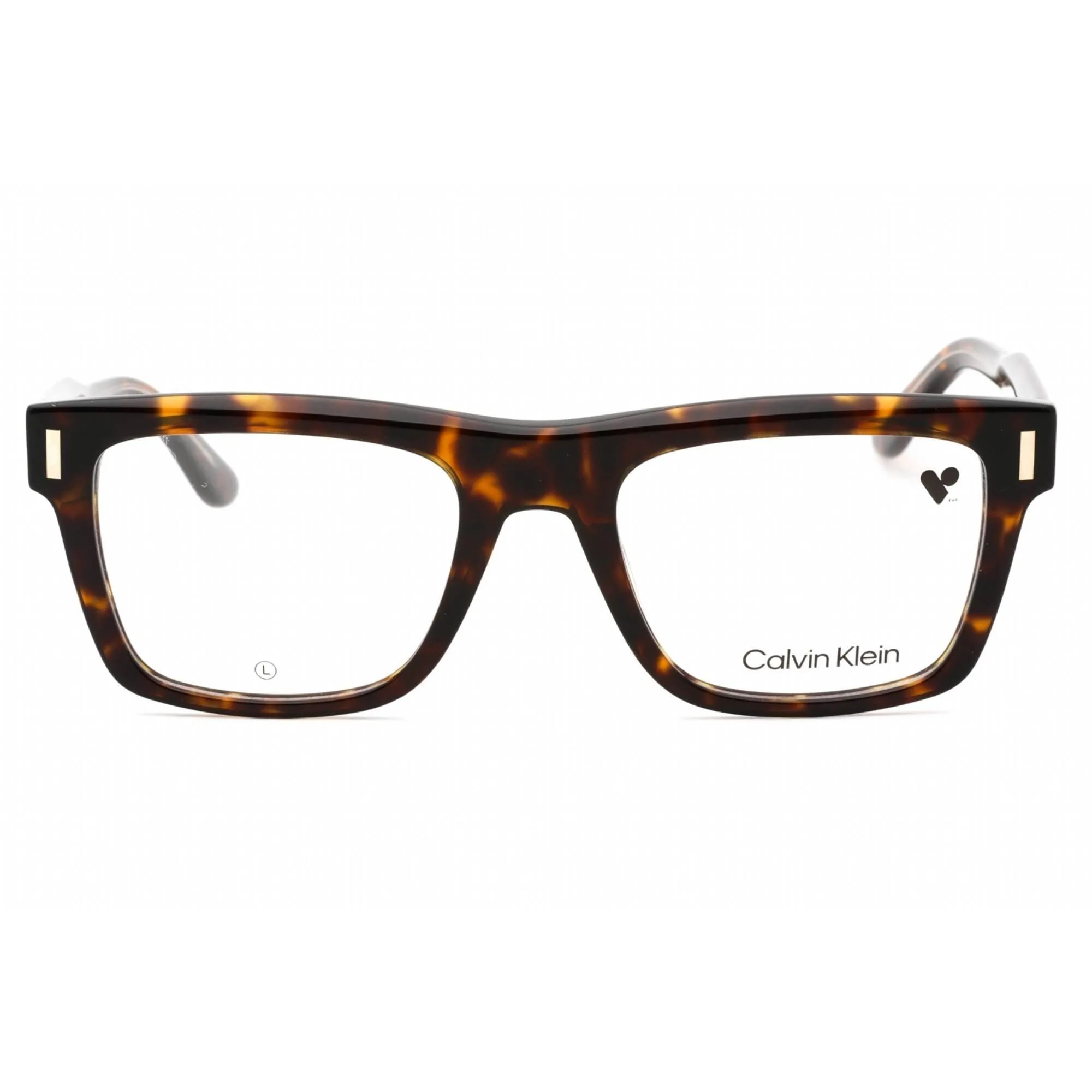 Calvin Klein Men's Eyeglasses - Dark Havana Full Rim Rectangular Frame | CK23519 237