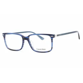 Calvin Klein Men's Eyeglasses - Full Rim Blue Horn Plastic Rectangular | CK22542 420