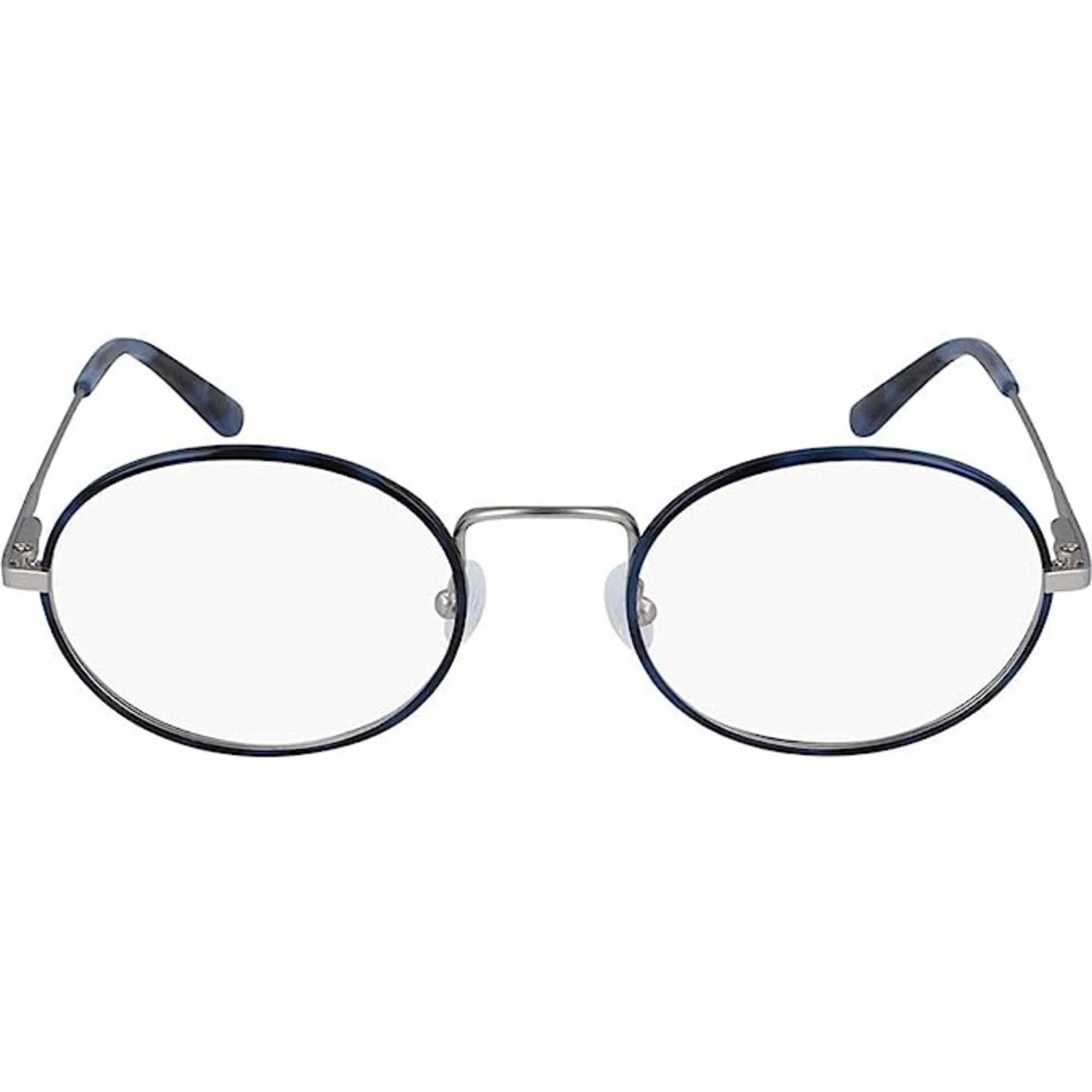 Calvin Klein Men's Eyeglasses - Navy Tortoise Metal Round | CALVIN KLEIN CK20115 456