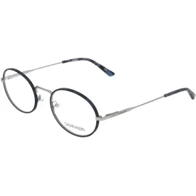 Calvin Klein Men's Eyeglasses - Navy Tortoise Metal Round | CALVIN KLEIN CK20115 456