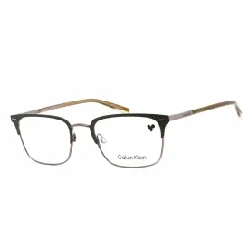 Calvin Klein Men's Eyeglasses - Rectangular Satin Cargo Plastic Frame | CK21302 310