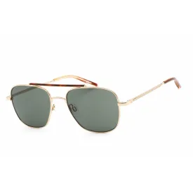 Calvin Klein Men's Sunglasses - Full Rim Gold Metal Rectangular Shape | CK21104S 717