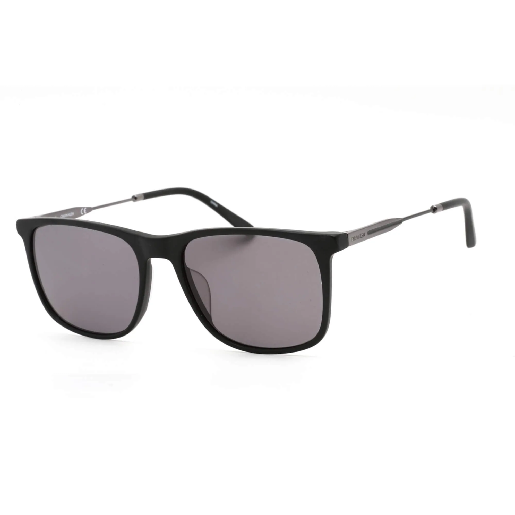 Calvin Klein Men's Sunglasses - Matte Black Rectangular Plastic Frame | CK20711S 001