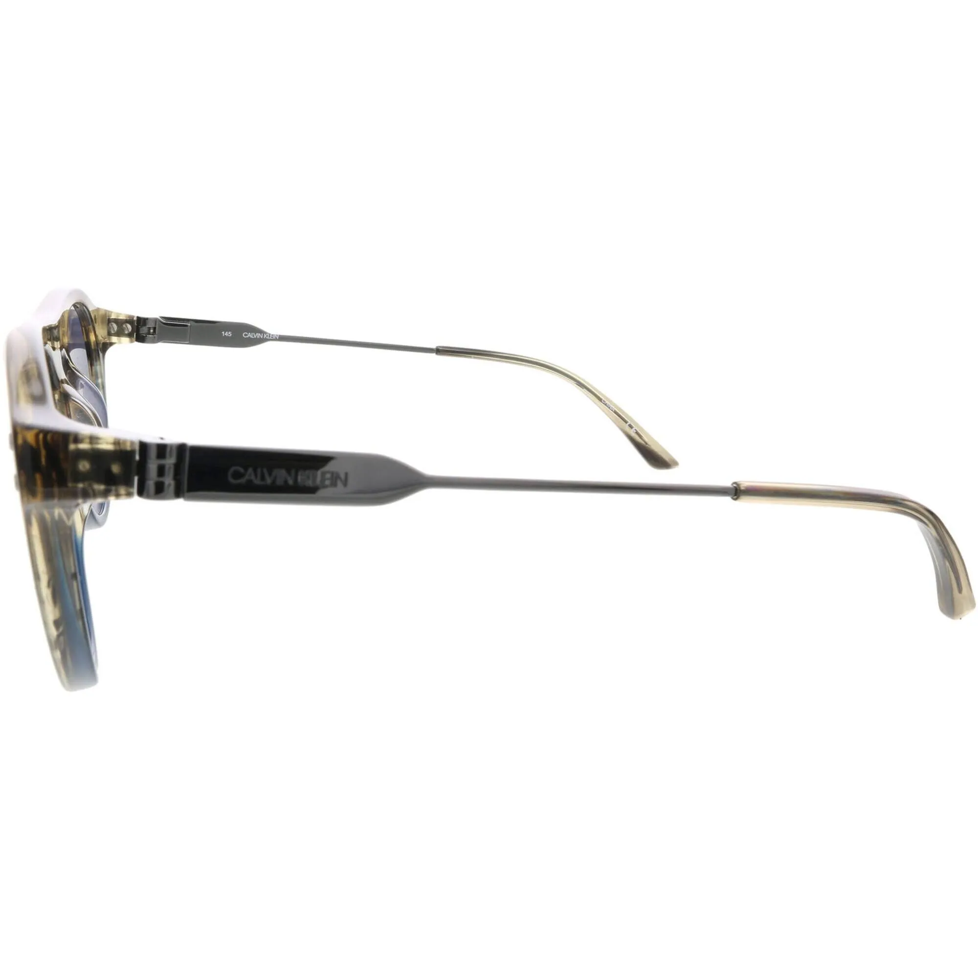 Calvin Klein Men's Sunglasses - Taupe Blue Horn Grad Frame | CALVIN KLEIN CK20701S 275