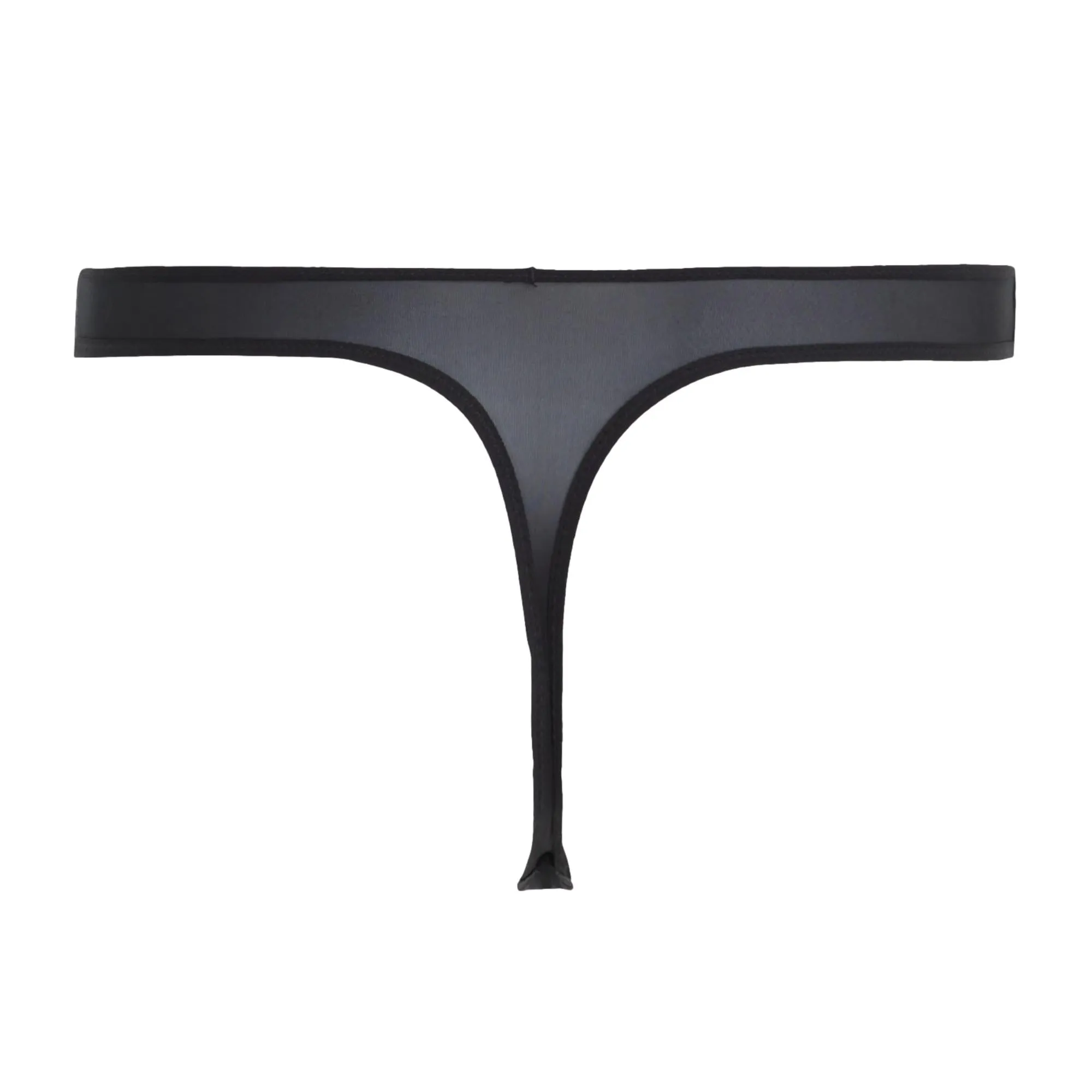 Calvin Klein Sheer Marquisette Thong - Black