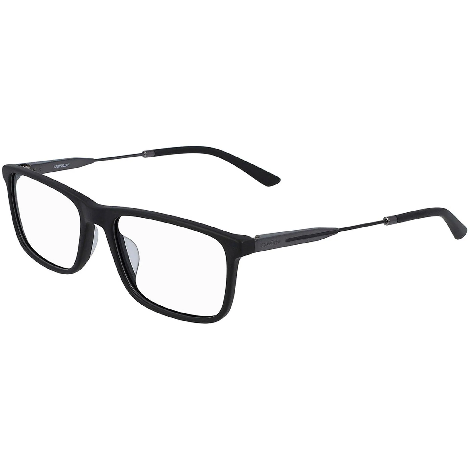 Calvin Klein Unisex Eyeglasses - Matte Black Rectangular Shaped Frame | CK20710 001