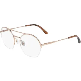 Calvin Klein Unisex Eyeglasses - Rose Gold Round Frame | CALVIN KLEIN CK20110 780