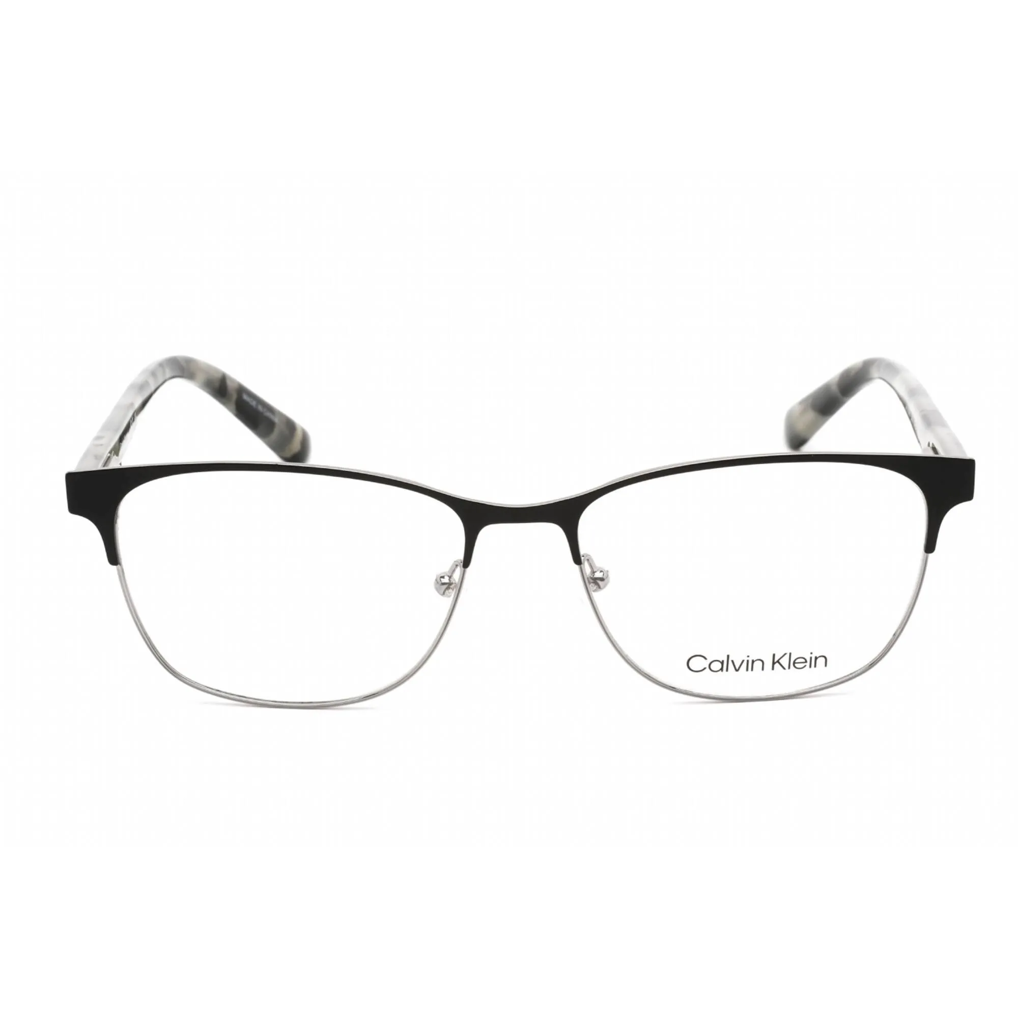 Calvin Klein Women's Eyeglasses - Black Metal Rectangular Shape Frame | CK19305 001