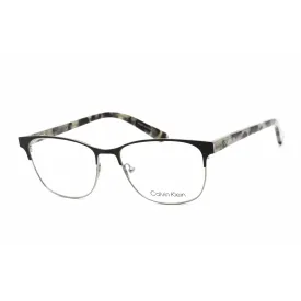 Calvin Klein Women's Eyeglasses - Black Metal Rectangular Shape Frame | CK19305 001