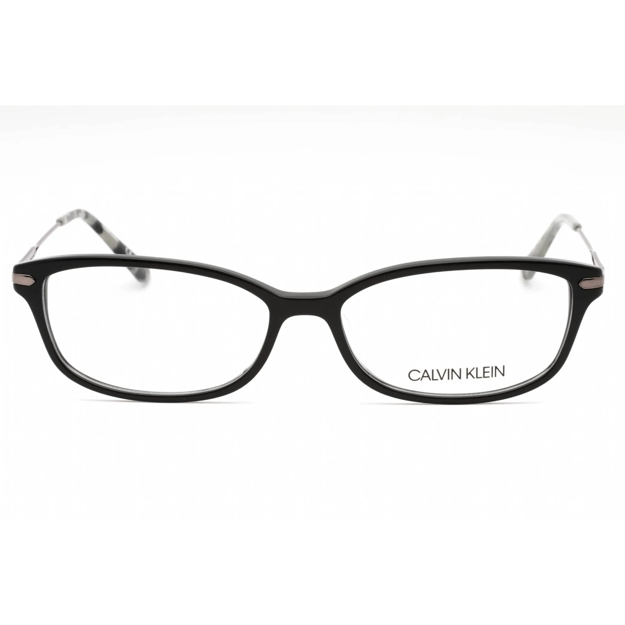 Calvin Klein Women's Eyeglasses - Black Plastic Rectangular Full Rim | CK18714A 001