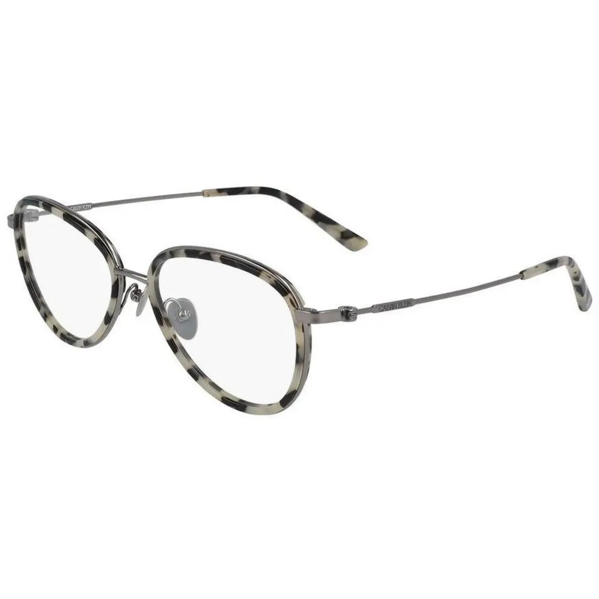 Calvin Klein Women's Eyeglasses - Cream Tortoise Pilot | CALVIN KLEIN CK20106 106