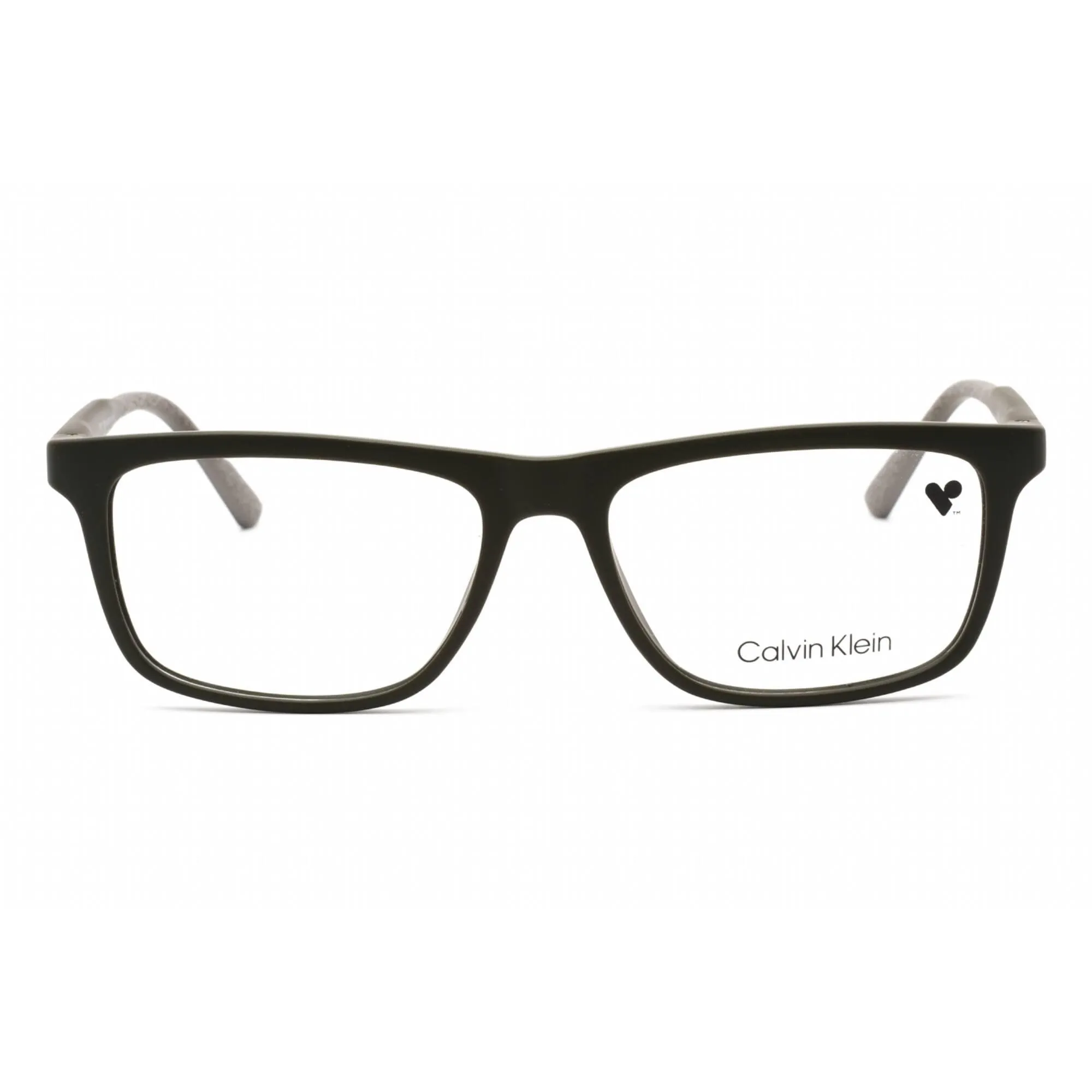 Calvin Klein Women's Eyeglasses - Full Rim Olive Plastic Rectangular | CK22547 320
