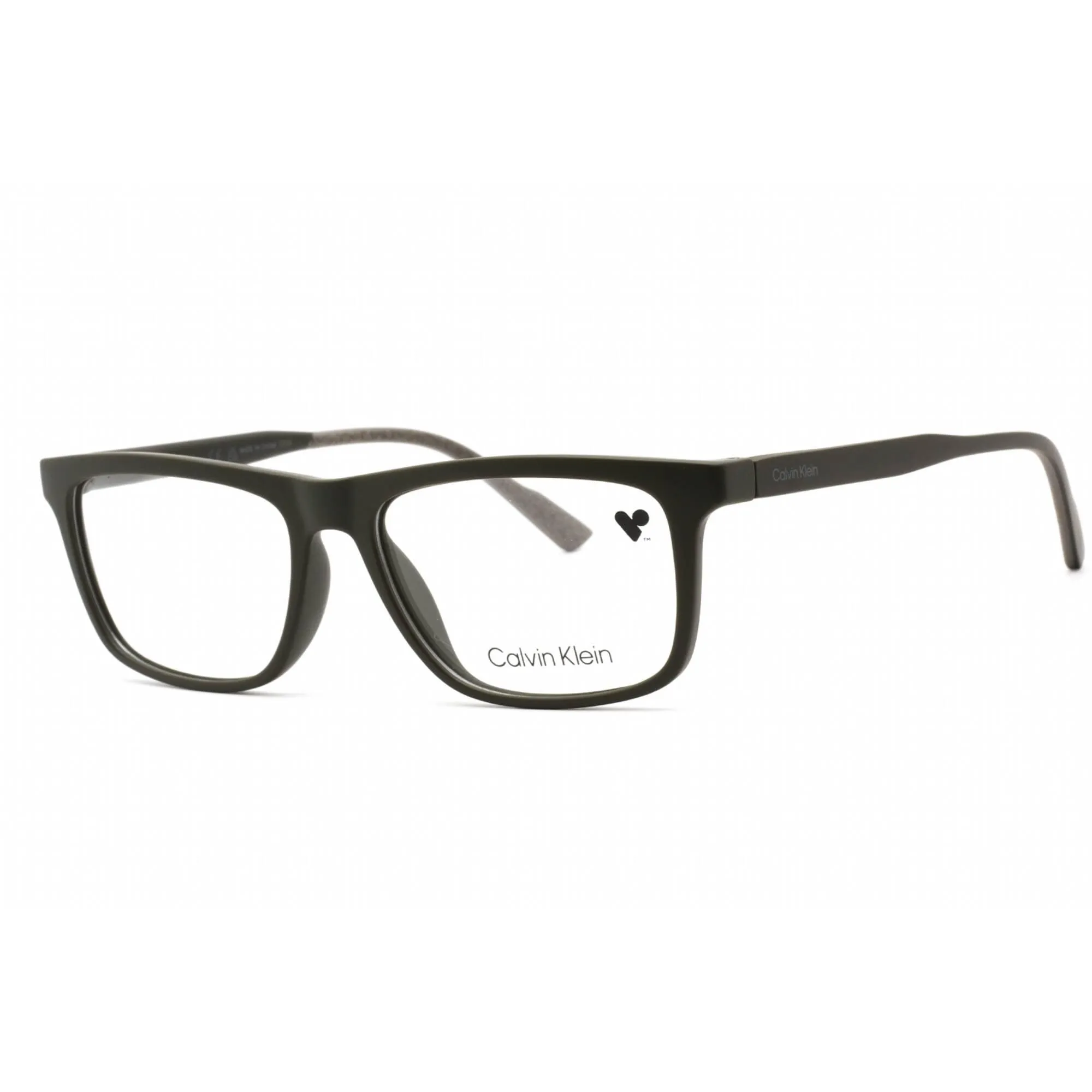 Calvin Klein Women's Eyeglasses - Full Rim Olive Plastic Rectangular | CK22547 320