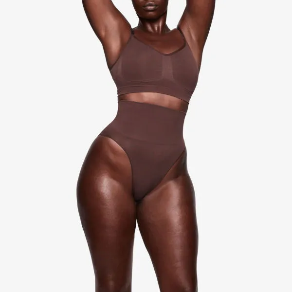 Core Control High Rise Stretch Briefs Skims, cocoa