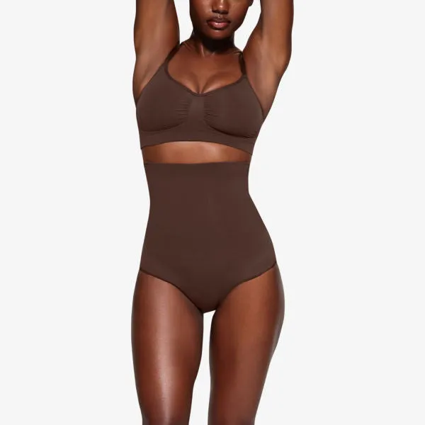 Core Control High Rise Stretch Briefs Skims Espresso
