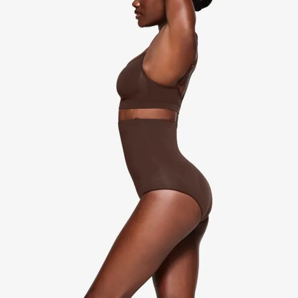Core Control High Rise Stretch Briefs Skims Espresso