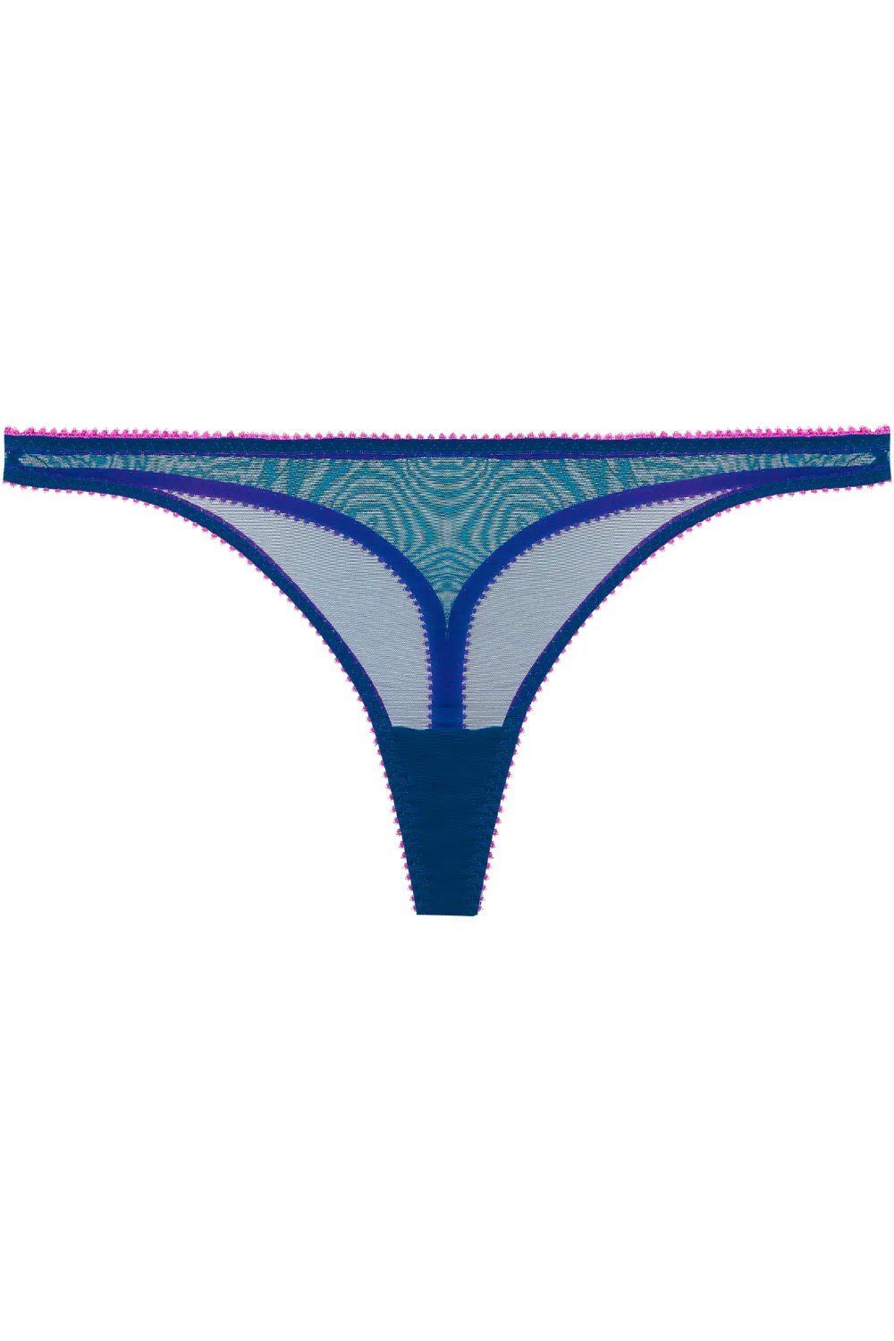 Delilah Tulle Thong in Blue
