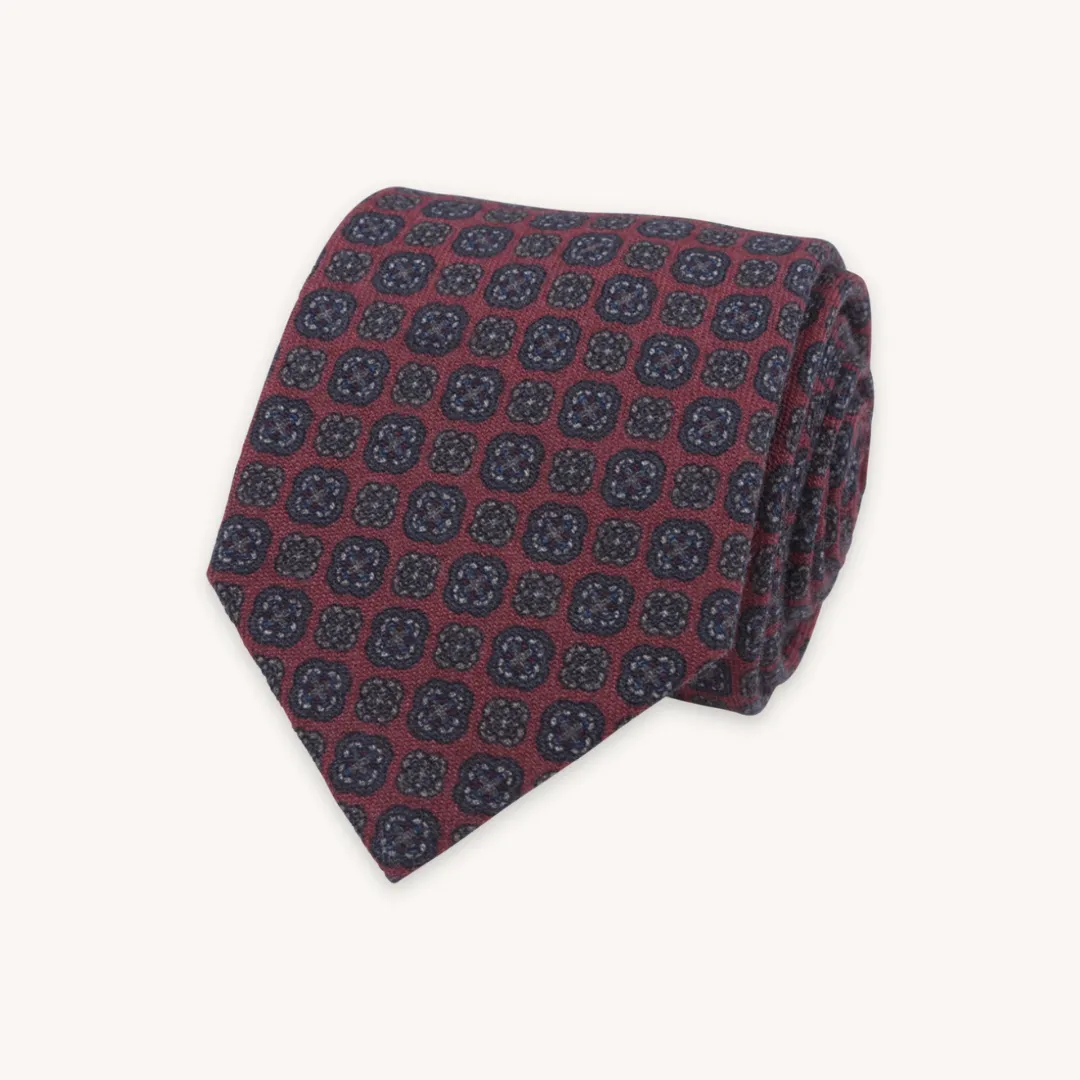 Dusty Pink Wool Tie