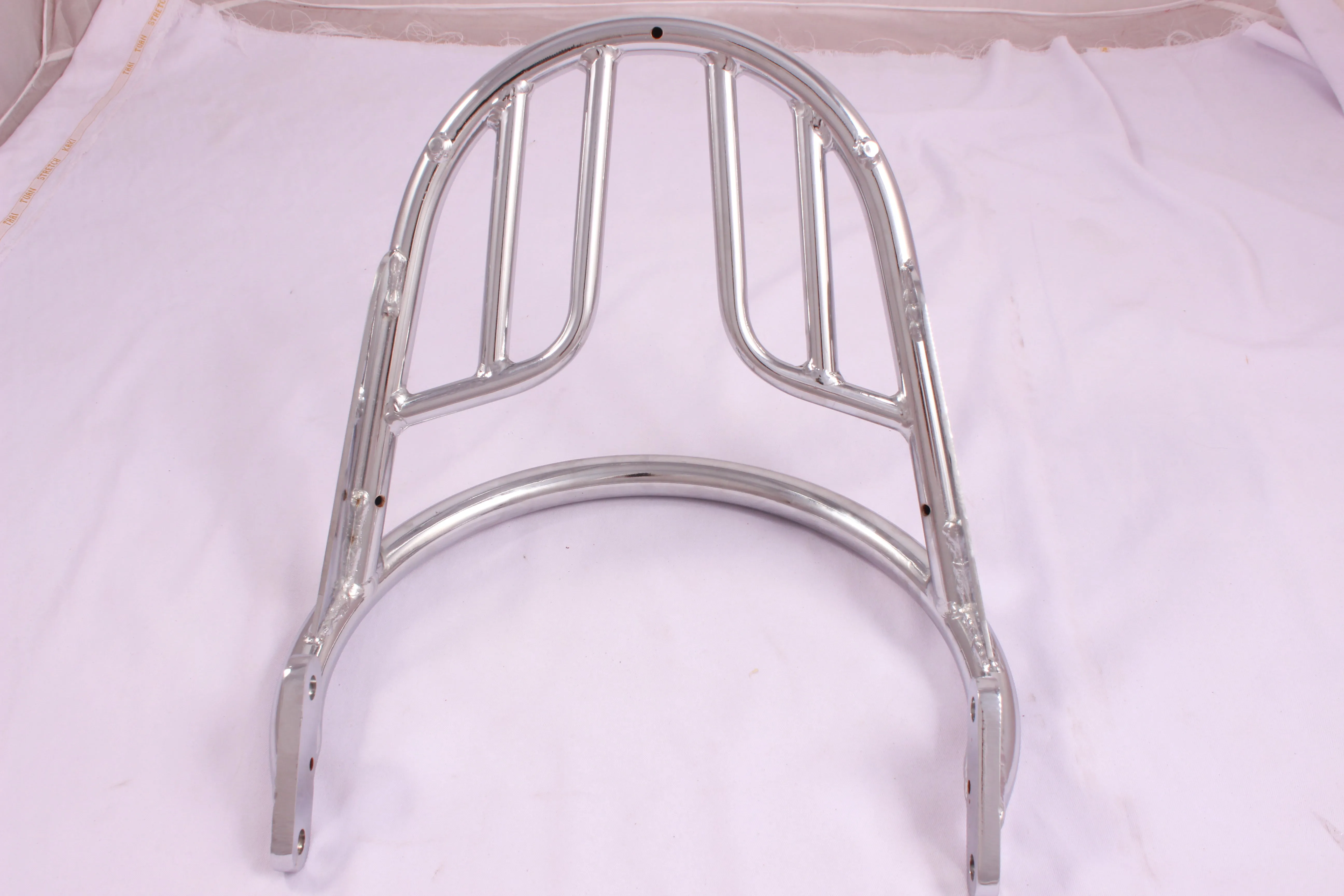 E67 Triumph Bonneville T100 Bonneville T120 Chrome Grab Rail and Luggage Rack Kit