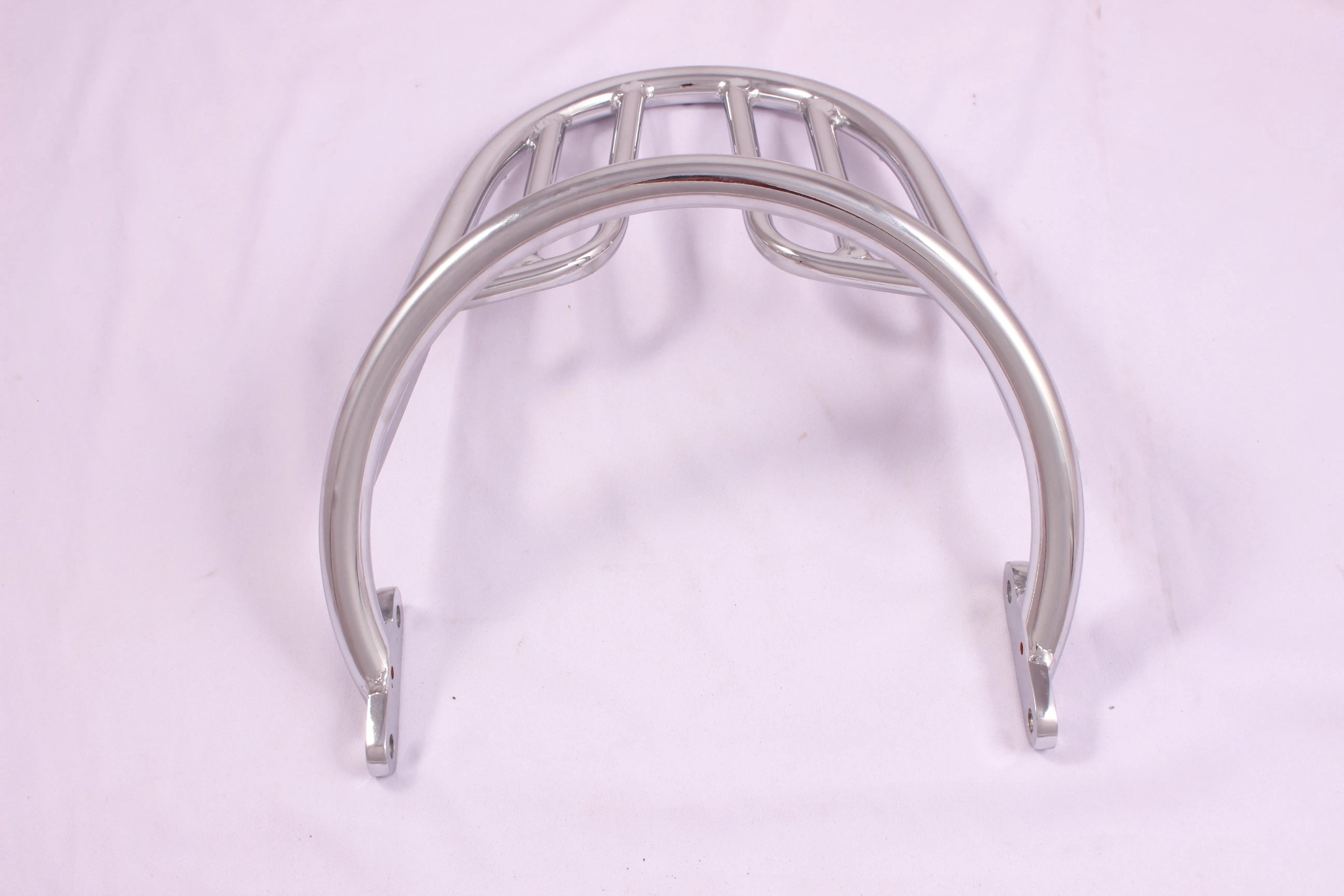 E67 Triumph Bonneville T100 Bonneville T120 Chrome Grab Rail and Luggage Rack Kit