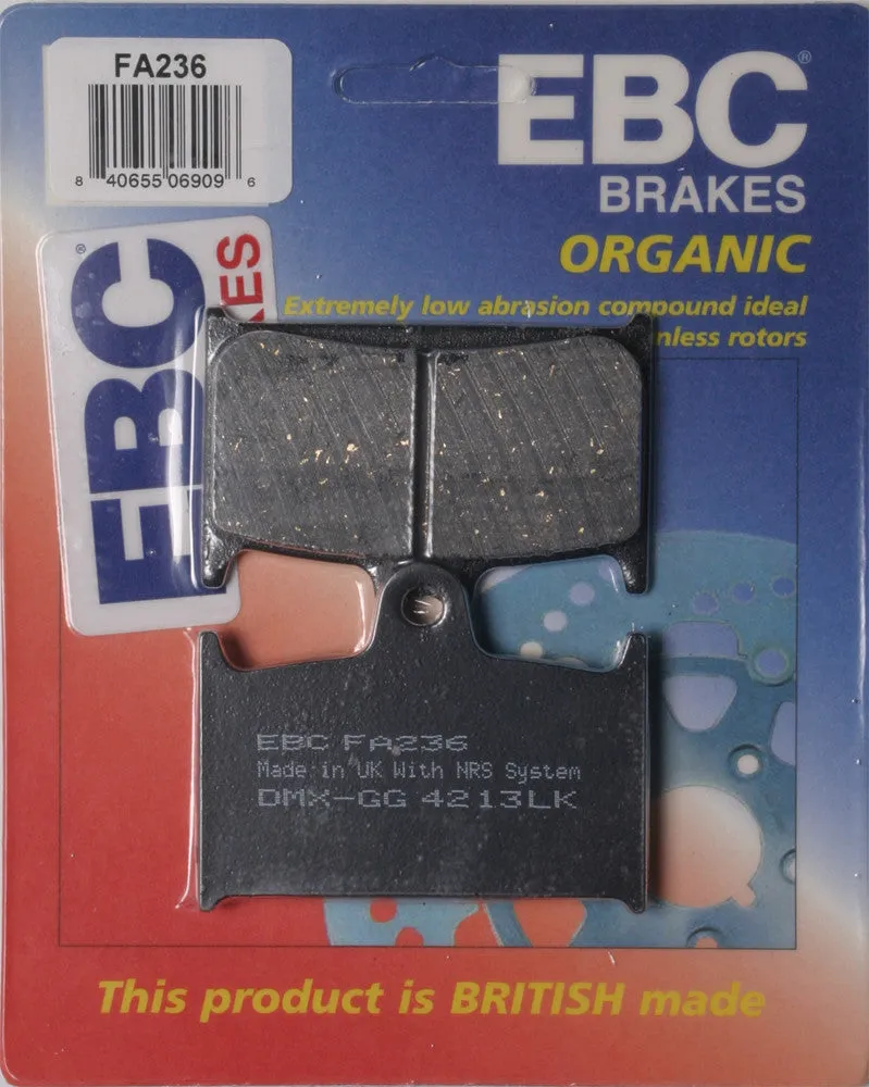 EBC BRAKE PADS FA236