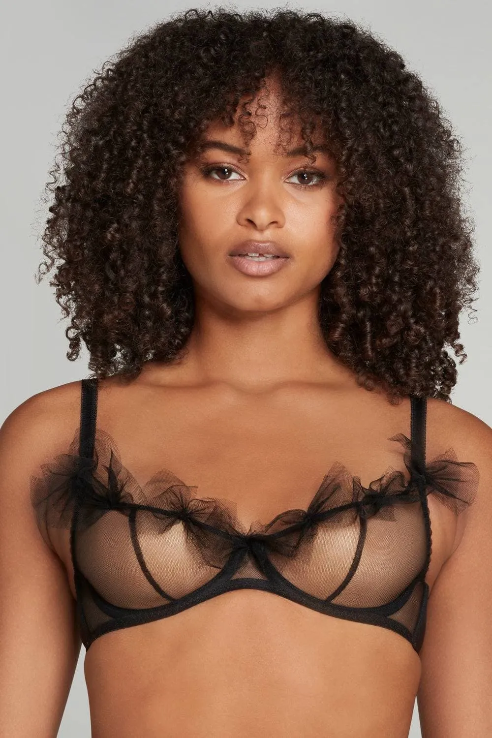 Fawn Plunge Underwired Bra, Size UK 32D