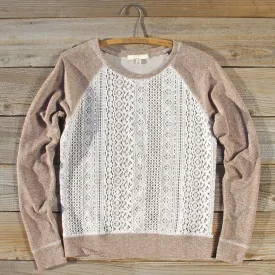 Fireside Nights Lace Sweatshirt