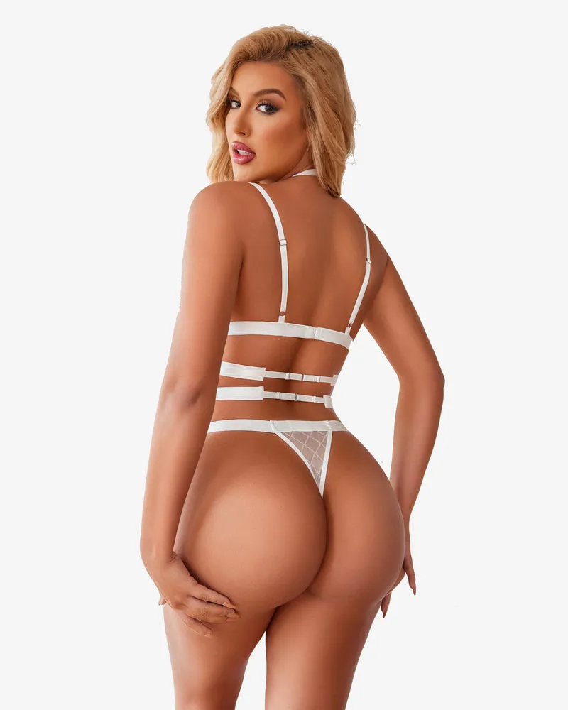 Fishnet Sheer Mesh Bra and Panty Sets