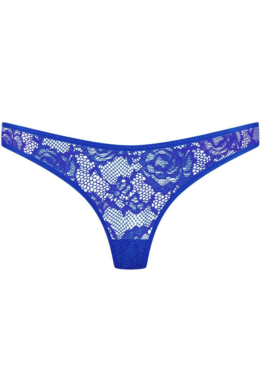 Flashback Lace Tanga Thong Blue