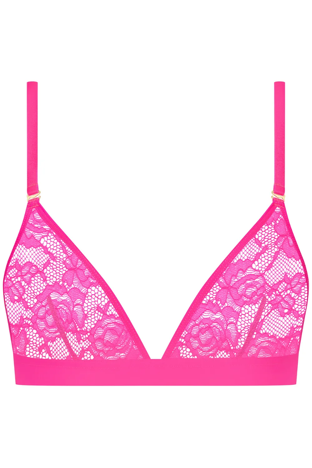 Flashback Lace Triangle Bra Pink