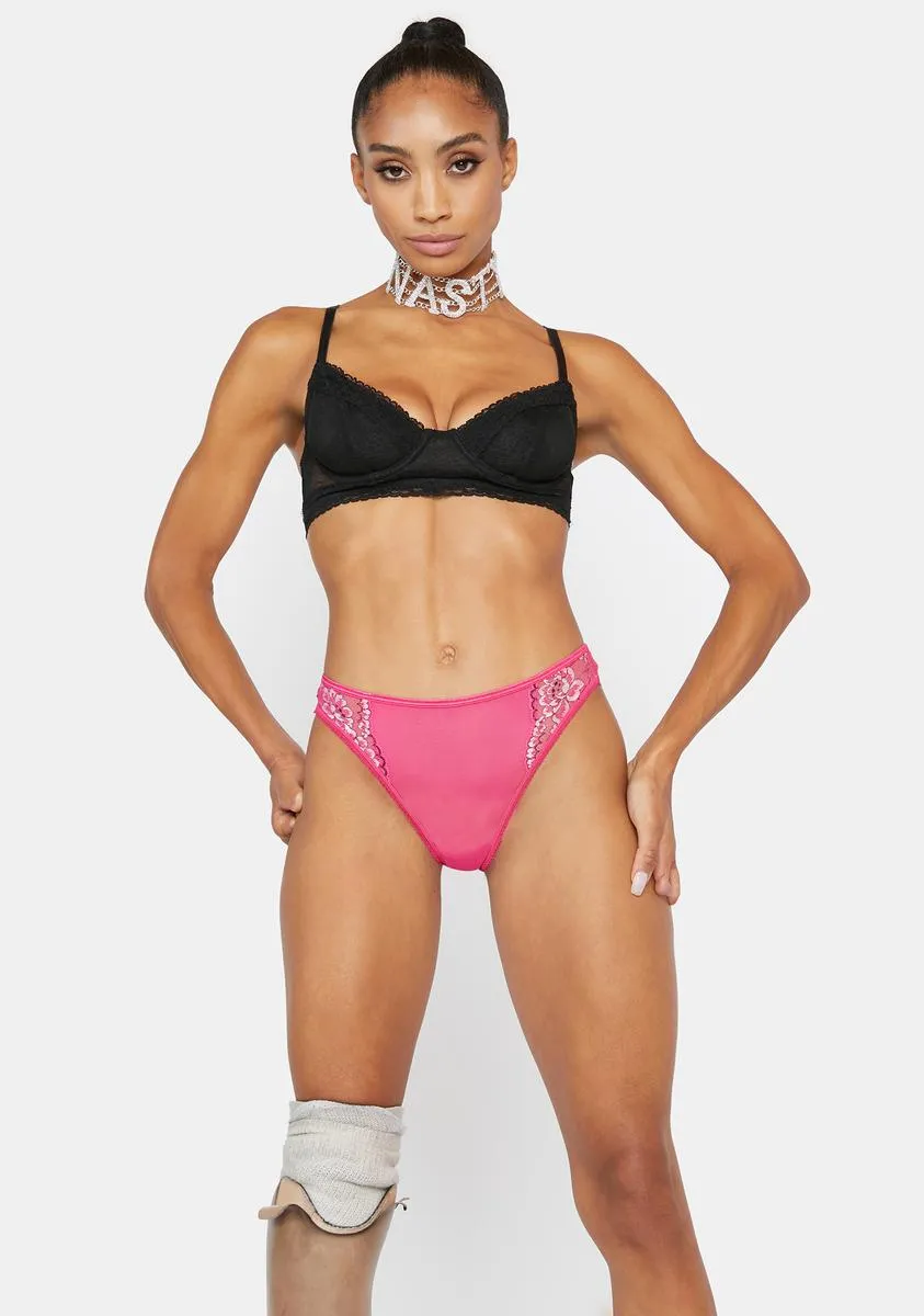 Floral Fantasy High Waist Panties