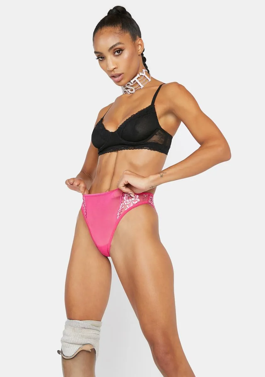 Floral Fantasy High Waist Panties