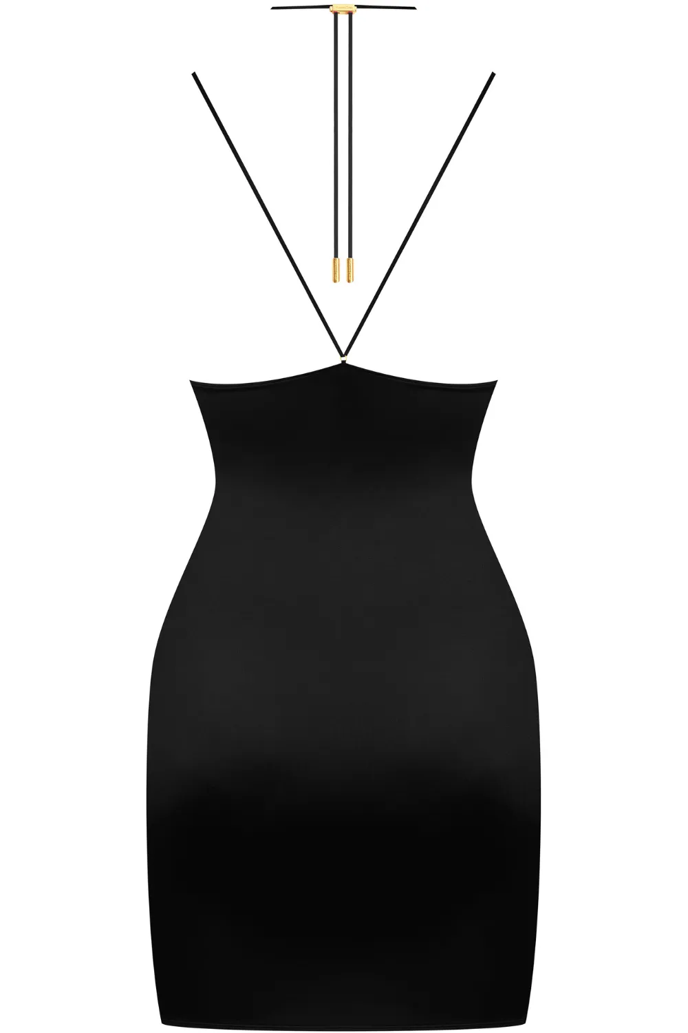 French Kiss Short Dress Black